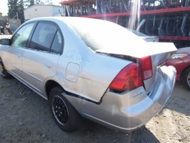 2002 Honda Civic LX Silver Sedan 1.7L AT #A22590